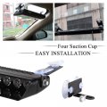 Sidaqi 12-led Red White Windshield Dash Strobe Lights With Suction Cups 14 Modes High Intensity Emergency Light Bar For Car