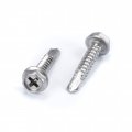 10 Size 1 Length 25mm Self Tapping Screw Drilling 410 Stainless Steel Screws Exceptional Wear And Very Corrosion Resistant Hex 
