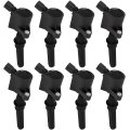 Set Of 8 Ignition Coil Packs 2 Pins Fits For Ford E-350 Super Duty 6 2l 2019 Pack Replaces Dg508 