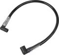 Quickcar 40-243 Coil Wire Spiral Core 11 5 Mm Sleeved 24 In Long Black Hei Style Terminal 