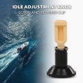 Idle Adjustment Knob Screw Retainer Clip Kit For Johnson Evinrude Omc Motors Fit 9 9hp 15hp Models 1974-1985 387272