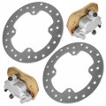 Caltric Front Brake Disc And Caliper Kit Canam Outlander Max 1000r Ltd 2018 2019 2020 2021 2022