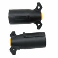 7 Way Rv Style Trailer Light Plug Connector Replacement Blade Pin Adapter Pack Of 2