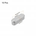 Uxcell 10pcs Round Ended Feather Key 5 X 16mm Stainless Steel Parallel Drive Shaft Stock For Type Fastening Connection