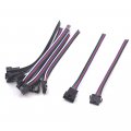 10pairs Jst Sm 5pin Plug Male To Female Wire Cable Connector Adapter For 5050 Rgbw Rgbww Led Strip Light 