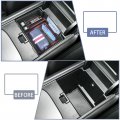 Center Console Organizer Tray For Acura Rdx Accessories 2019-2022 2023 2024 Interior Secondary Armrest Storage Box Abs Material