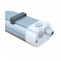 Satco 65-830 20 Watts Ft Led Tri-proof Linear Cct Selectable Ip65 And Ik08 Rated 0-10v Dimming For Commercial Use White Gray