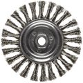 Weiler 08806 Roughneck Jr 5 Root Pass Weld Cleaning Brush 020 Stainless Steel Wire 8 -11 Unc Nut Pack Of 