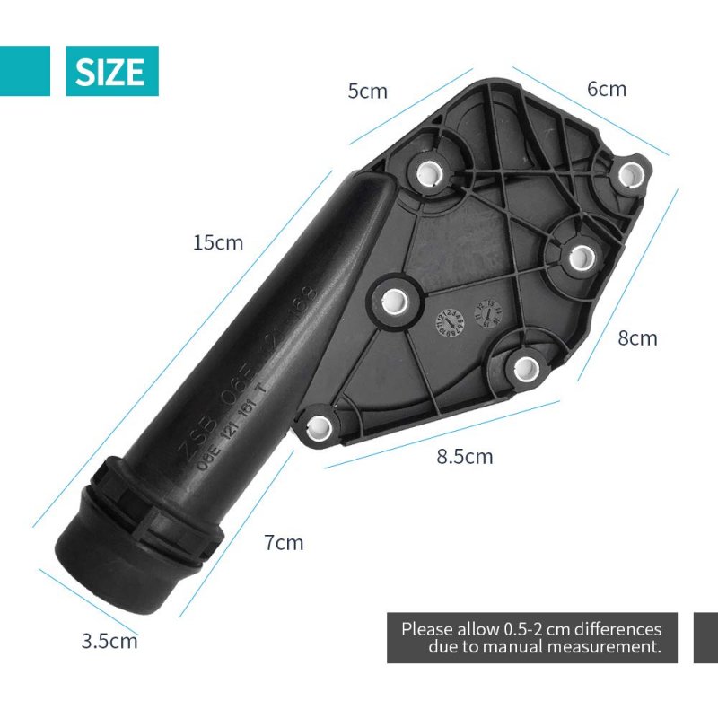 06e121168 Water Pump Thermostat Cover Housing Connector For Audi A4 A6 3 2l 06e 121 168 Fits A5 A7 A8 Q5