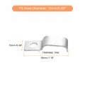 30 Pcs Pipe Strap 304 Stainless Steel Support Fit For 9 16in 15mm Tube Tension Clip With 1 Hole 5mm Height Continuouss Emt