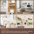Uxcell Decorative Shelf Brackets 4pcs 8 200mm Industrial Metal For Shelves Wall Mounted Floating Supports Black