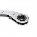 Uxcell Reversible Ratcheting Wrench 11mm X 13mm Offset Double Box End Cr-v