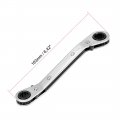 Uxcell Reversible Ratcheting Wrench 11mm X 13mm Offset Double Box End Cr-v