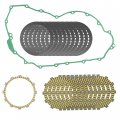 Caltric Clutch Friction Steel Plates And Gasket Kit Compatible With Yamaha Roadliner Xv19 2006-2007
