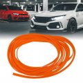 X Autohaux Car Orange Interior Trim Strip Line Door Edge Seal Protector 5m 16 4ft