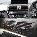 X Autohaux Car Orange Interior Trim Strip Line Door Edge Seal Protector 5m 16 4ft