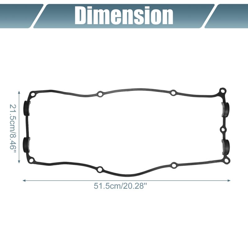 Engine Valve Cover Gaskets For Nissan 240sx 2 4l 1994-1998 No 1327070f01 Black