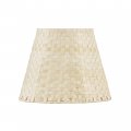 Aspen Creative 32984 Empire Natural Palm Leaf Spider Shade 6 Top X 10 Bottom 8 Slant 