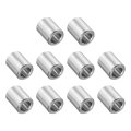 10 Pcs Stainless Steel Spacer 56 Bore X 1 2 Od 1 Length Screw Bushing Plain Finish Round Metal For 16 Screws Bolts And Rod Pcs 