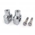 Httmt Pair Motorbike Motorcycle Handle Bar Mount Mounting Riser Clamp Compatible With 22mm 7 8
