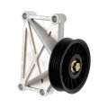 Air Conditioning Bypass Pulley For Gmc Envoy Xuv 2004 2005 Serpentine Plastic With Aluminum Bracket 103mm Replacement 10366868 