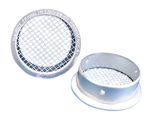 2 5 Round Open Screen Vent W 1 8 Mesh Mill Package of 4