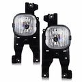 Clear Lens Fog Light Lamps Ford F250 F350 F450 08-10 W Wiring Kit Pair Bumper