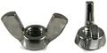 Wing Nuts A2 Stainless Steel M8 X 1 25 29 95mm Span And 15 57mm Height Pack Silver Color 