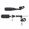 Hk Group Motorcycle Black Long Adjustable Highway Mounting Kit Skull Zombie Footrest For V-star Roadstar Suzuki Boulevard 1-1 4