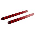 2 Pack Red Led Stop Brake Turn Tail 16 In Submersible Light Bar For Truck Trailer Car Rv Pickup Boat Lorry Van Caravan 