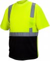 Pyramex Safety Rts2110bx2 Hi-vis Shirt With Moisture Wicking Mesh 2x-large 2x Large Lime 