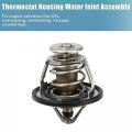 Uxcell Water Outlet Thermostat Engine Coolant Housing Assembly For Hyundai Sonata 2006-2010 No 25500-3c100