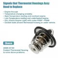 Uxcell Water Outlet Thermostat Engine Coolant Housing Assembly For Hyundai Sonata 2006-2010 No 25500-3c100