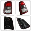 1-pack Left Rear Light Assembly Replacement For R-a-m 2500 3500 2019-2022 Outer Side Black Housing Tail