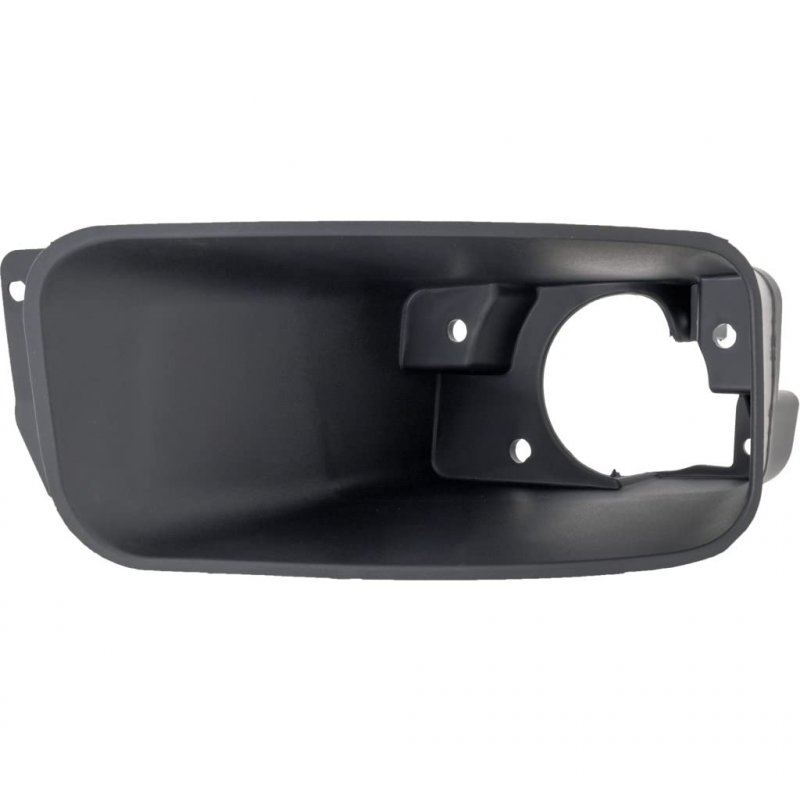 Chevy Silverado 2500 3500 Hd 2011 2012 2013 2014 Fog Light Bezel Driver Side Front Textured Black Replacement For Gm1038162