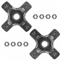 Caltric 2x Rear Left Or Right Wheel Hub With Lug Nuts Compatible Honda Trx450er Electric 2009 2012-2014