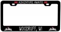 Woodruff Wisconsin Vanity Metal License Plate Frame 