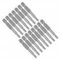 Uxcell 15 Pcs T15 Magnetic Torx Screwdriver Bits 1 4 Inch Hex Shank 2-inch Length S2 Security Tamper Proof Screw Driver Kit