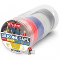 Multicolor Self Fusing Silicone Tape For Plumbing 1 In X 10 Ft Pack Of 4 Waterproof Stop Leak Rubber Hose Pipes And Emergency 