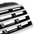Vw1200161 Factory Style Front Grill Grille Assembly With Shell And Insert Compatible Vw Cc 2013-2016 Polished Chrome