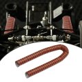 3 28ft 1 77 Flexible Silicone Air Ducting Hose Dryer Vent For Duct Fan Systems Hot Cold Car Engine Intake Braking Red