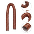 3 28ft 1 77 Flexible Silicone Air Ducting Hose Dryer Vent For Duct Fan Systems Hot Cold Car Engine Intake Braking Red