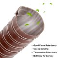 3 28ft 1 77 Flexible Silicone Air Ducting Hose Dryer Vent For Duct Fan Systems Hot Cold Car Engine Intake Braking Red