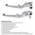 Usonline911 1 Pair Left Right Silver Brake Clutch Lever Replacement For 2006 Harley-davidson Electra Glide Ultra Classic Peace