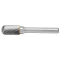 High Efficiency Burr Bit Single Cut Silver Carbide File For Car Aviation Grinding Welding Deburring Versatility
