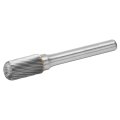 High Efficiency Burr Bit Single Cut Silver Carbide File For Car Aviation Grinding Welding Deburring Versatility