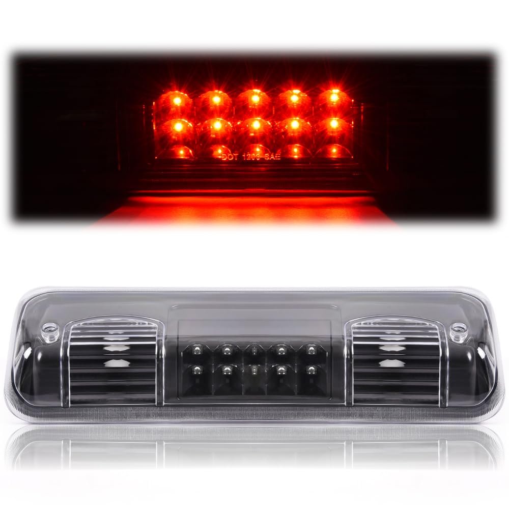 Led Rear Third Brake Light For Ford F150 Lobo 2004 2008 Explorer 2007 2010 Lincoln Mark Lt 2006 Clear Lens Black Housing Cargo