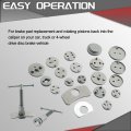 Atpeam 24pcs Disc Brake Caliper Wind Back Tool And Piston Compression Sets Universal Compressor For Pad Replacement Reset