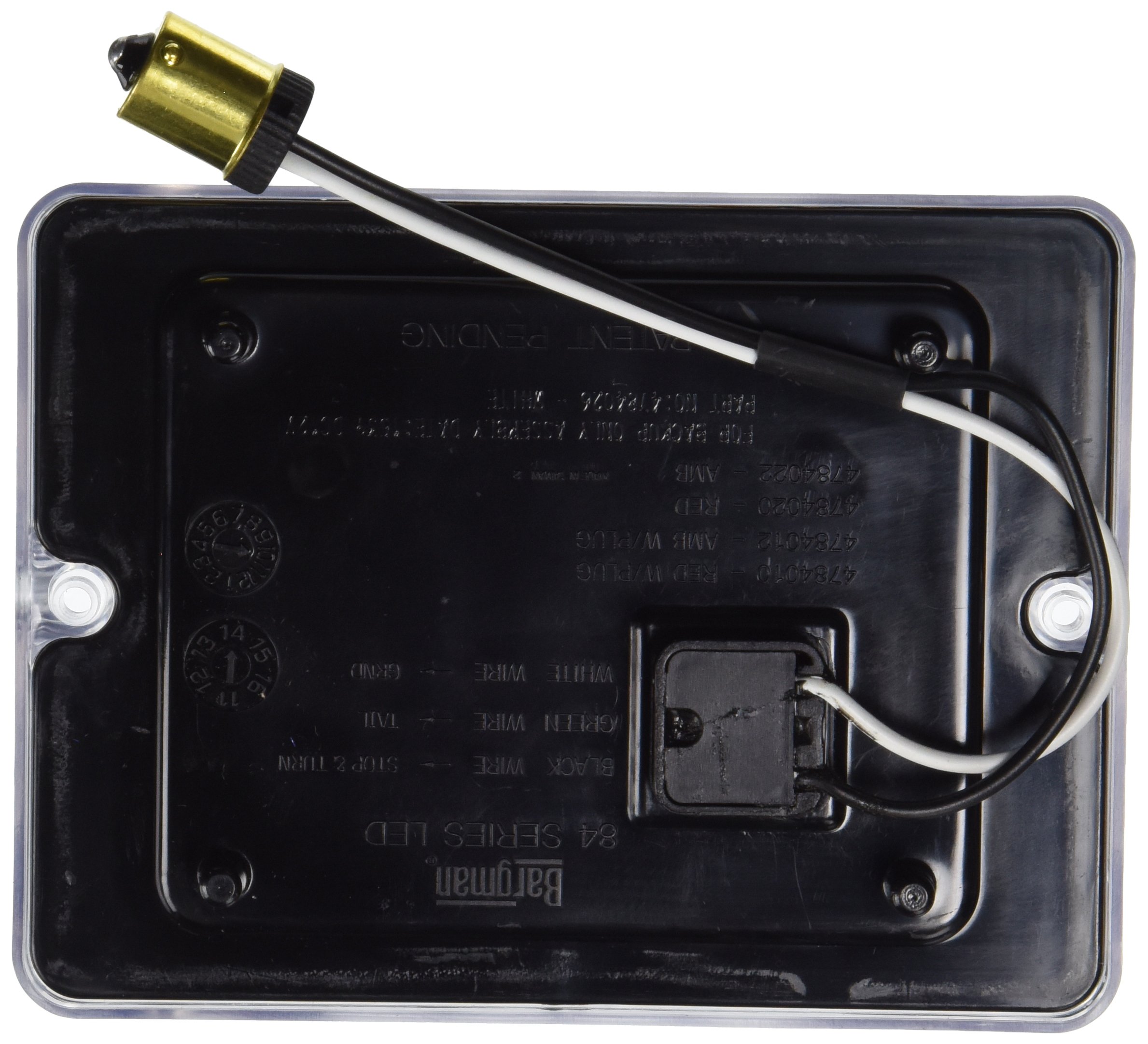 Bargman Clear Led Backup Light