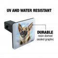 German Shepherd Dog Selfie Tow Trailer Hitch Cover Plug Insert